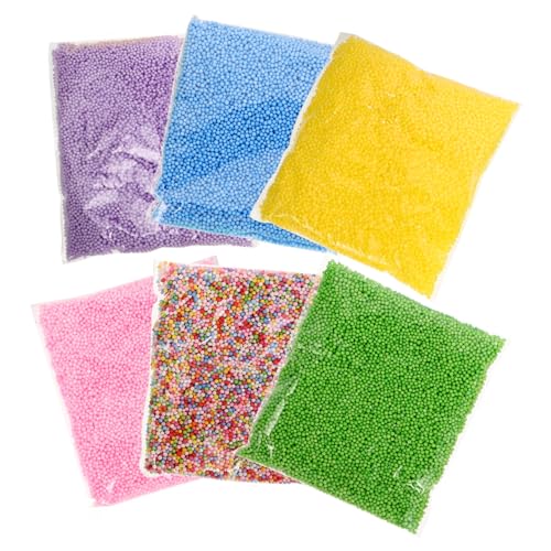 Toyvian 6 Bunte Mikroschaumperlen DIY Schaumperlenfüller Bastelprojekte Mit Schaumstoffperlen Kunst Aus Schaumstoffperlen Zum Selbermachen DIY-Dekoration Mikroperlen-DIY-perlen Für Kinder Toyvian 6 Bunte Mikroschaumperlen DIY Schaumperlenfüller Bastelprojekte Mit Schaumstoffperlen Kunst Aus Schaumstoffperlen Zum Selbermachen DIY-Dekoration Mikroperlen-DIY-perlen Für Kinder von Toyvian