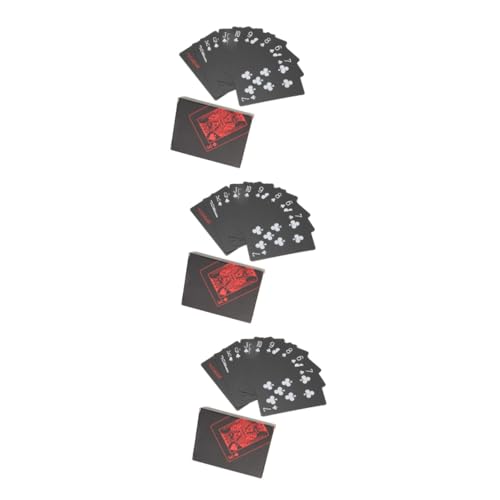 Toyvian 6 Kisten Spielset-Zubehör Tischspiel für den Haushalt Kartenspielen Tally Spielkarten Geschenke Partyzubehör brettspiel versorgung empfindlich Poker dekorative Karte Schachbrett von Toyvian