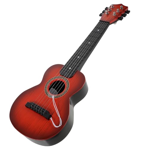 Toyvian 6 Mini-Akustikgitarre Klassische Ukulele Akustikgitarre für Anfänger Kinderspielzeug Mädchen Spielzeug Mädchenspielzeug pädagogische Gitarre Mini-Gitarre groß Musikinstrument Baby von Toyvian