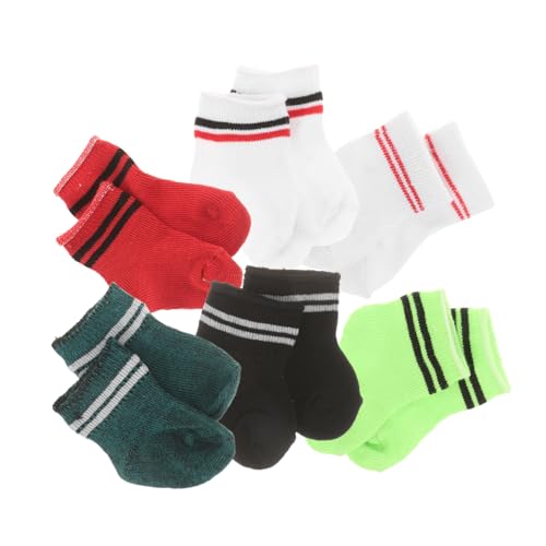 Toyvian 18-Zoll-puppensocken Ankleidezubehör Puppen-deko-socken Mini-socken Spielzeug Zum Rollenspiel Für Puppenkostüme Toyvian 18-Zoll-puppensocken Ankleidezubehör Puppen-deko-socken Mini-socken Spielzeug Zum Rollenspiel Für Puppenkostüme von Toyvian