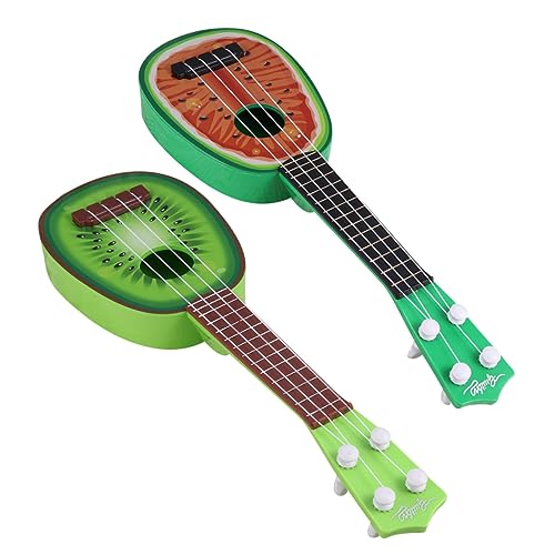 Toyvian 6 STK Mini-obstgitarre Vintage-Spielzeug Instrumente Für Kinder Musik-Ukulele Kinder Gitarre Kinder-Ukulele-Spielzeug Schicke Mini-Ukulele Hawaii Klassisch Plastik Kleinkind von Toyvian