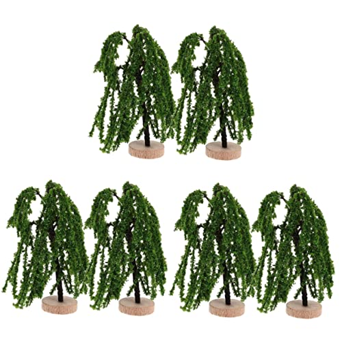 Toyvian 6 STK Simulationslandschaftsbaum Mini-bäume Zum Basteln Märchengärten Bäume Künstliches Baummodell Landschaft Bäume Miniatur-dioramenbäume Ob11 Gefälschte Bäume Plastik Bahn von Toyvian