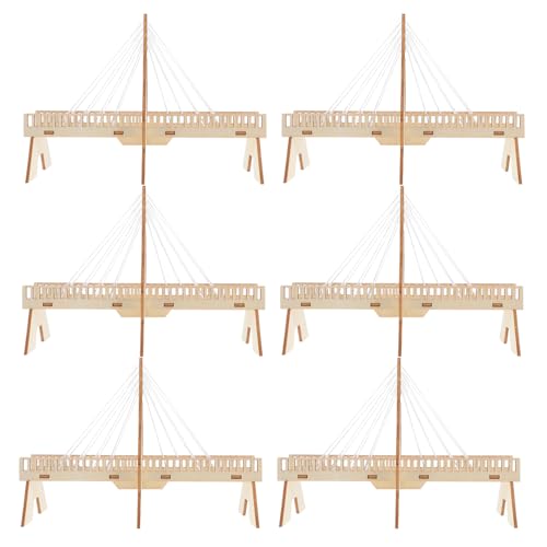 Toyvian 6 Sätze DIY Holzspielzeug für Kreative Stem Projekte Handgefertigtes Lehrmittel für Experimente und von Toyvian