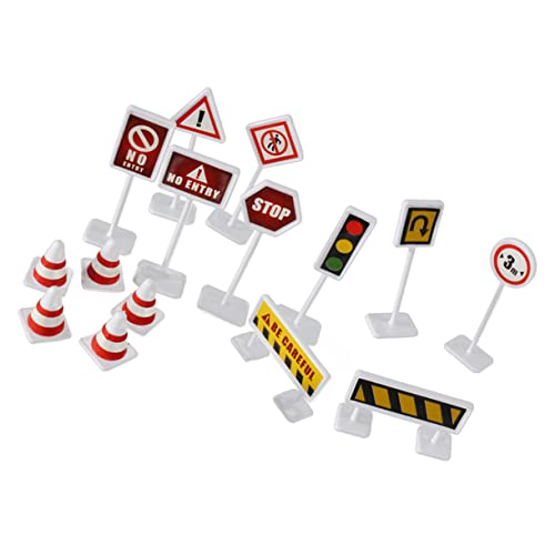 Toyvian 6 Sätze Straßensperre Zeichen Simulation Straßenkegel Ampelzeichen Mini-verkehrszeichen Stopplicht Verkehrsschild Selber Machen Zebrastreifen Leichtes Bildungsspielzeug Toyvian 6 Sätze Straßensperre Zeichen Simulation Straßenkegel Ampelzeichen Mini-verkehrszeichen Stopplicht Verkehrsschild Selber Machen Zebrastreifen Leichtes Bildungsspielzeug von Toyvian