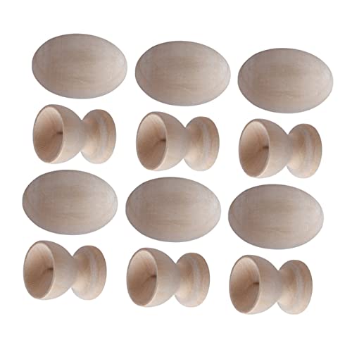 Toyvian 6 Sets Eierablage Ornamente Kinderspielzeug Ornamente Für Ostereier Dekorationsset Künstliche Eier Simulationsei Osterfest Ei DIY Kunsthandwerk Aus Holz Khaki Toyvian 6 Sets Eierablage Ornamente Kinderspielzeug Ornamente Für Ostereier Dekorationsset Künstliche Eier Simulationsei Osterfest Ei DIY Kunsthandwerk Aus Holz Khaki von Toyvian