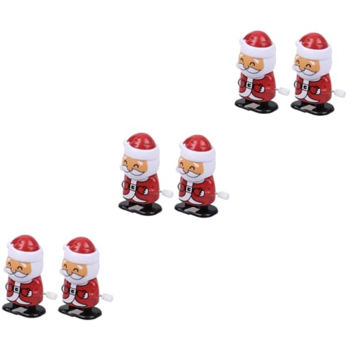 Toyvian 6 Stck Teiliges Weihnachtsmann Aufziehspielzeug Sichere Walking Head Shaking Figur Batterielose Puppen Kinderfreundliche Weihnachtsdeko Party Mitgebsel Toyvian 6 Stck Teiliges Weihnachtsmann Aufziehspielzeug Sichere Walking Head Shaking Figur Batterielose Puppen Kinderfreundliche Weihnachtsdeko Party Mitgebsel von Toyvian