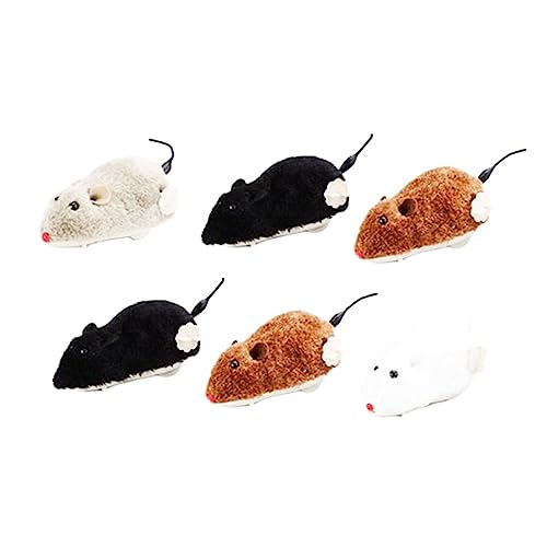 Toyvian 6 Stück Aufziehmodell für kinderspielzeug Plush Toy Funny Toys kinderknallzeug Kid Toys Laufendes aufziehen Uhrwerk Aufziehspielzeug für Mäuse Toyvian 6 Stück Aufziehmodell für kinderspielzeug Plush Toy Funny Toys kinderknallzeug Kid Toys Laufendes aufziehen Uhrwerk Aufziehspielzeug für Mäuse von Toyvian