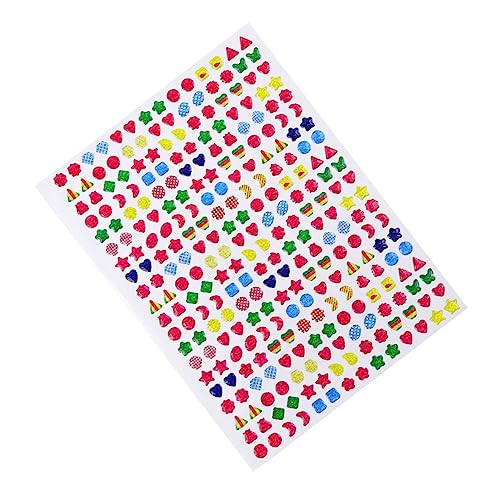 Toyvian 6 Stück Cartoon-3D-Aufkleber Aufkleber Handmade handgemacht Aufkleber Fantasievolle Aufkleber Sticker lustig Handmade Aufkleber Nagelaufkleber Ohrenaufkleber Nagel erklärt Colorful von Toyvian