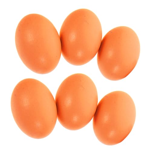 Toyvian 6 Stück DIY Bemalt Eier Dekorativ Lackierbar Leer Malerei Spielzeugeier Eierdekor Unfertige Eier DIY-simulationseier Bemalbare Eier Basteleier Zum Bemalen Orange Holz Toyvian 6 Stück DIY Bemalt Eier Dekorativ Lackierbar Leer Malerei Spielzeugeier Eierdekor Unfertige Eier DIY-simulationseier Bemalbare Eier Basteleier Zum Bemalen Orange Holz von Toyvian