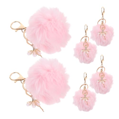 Toyvian 6 Stück Dekorative Schlüsselbund Rucksackschlüsselkette Kawaii Keychain Taschenreihe Ballett-Schlüsselanhänger Schlüsselkette Geldbörse Nachahmung von -Kaninchenfell Rosa Toyvian 6 Stück Dekorative Schlüsselbund Rucksackschlüsselkette Kawaii Keychain Taschenreihe Ballett-Schlüsselanhänger Schlüsselkette Geldbörse Nachahmung von -Kaninchenfell Rosa von Toyvian