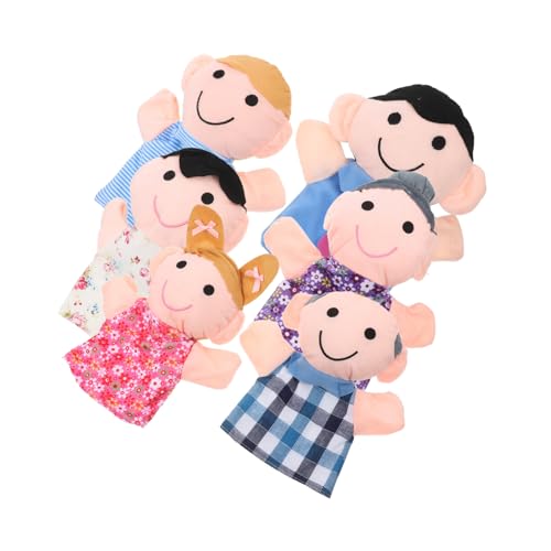 Toyvian 6 Stück Handpuppen Familien Set Teilig mit Papa Opa Gestaltete Theater Puppen für Erwachsene und Kleinkinder für Bühnenaufführungen und Familiengeschichten Toyvian 6 Stück Handpuppen Familien Set Teilig mit Papa Opa Gestaltete Theater Puppen für Erwachsene und Kleinkinder für Bühnenaufführungen und Familiengeschichten von Toyvian