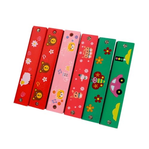 Toyvian 6 Stück Holz Cartoon Mundharmonika Puzzle Kleinkind Musikinstrument 16 Loch Mundharmonika Mundharmonika Mundharmonika Anfänger Mundharmonika Kinderspielzeug Toyvian 6 Stück Holz Cartoon Mundharmonika Puzzle Kleinkind Musikinstrument 16 Loch Mundharmonika Mundharmonika Mundharmonika Anfänger Mundharmonika Kinderspielzeug von Toyvian