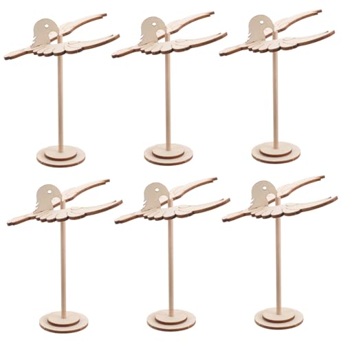 Toyvian 6 Stück Holzbalancier Eagle für Motorik Kreativität und Problemlösungsfähigkeiten Spaßige Physik Experimente für Hause Toyvian 6 Stück Holzbalancier Eagle für Motorik Kreativität und Problemlösungsfähigkeiten Spaßige Physik Experimente für Hause von Toyvian