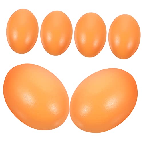 Toyvian Osterdekorationen – 6 Stück Künstliche Eier Aus Holz Unfertige Modelle Zum Basteln Perfekt Für Zuhause & Toyvian Osterdekorationen – 6 Stück Künstliche Eier Aus Holz Unfertige Modelle Zum Basteln Perfekt Für Zuhause & von Toyvian