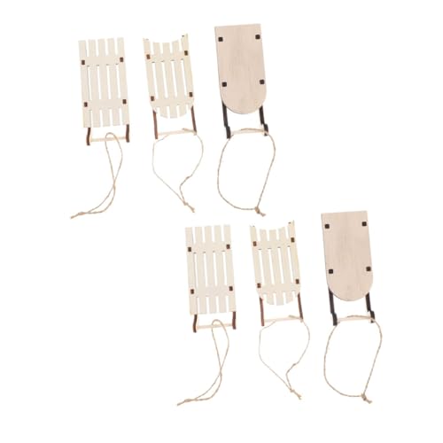 Toyvian 6stücke Teiliges Weihnachts-Schlitten Holz-Dekorationen Miniatur Weihnachtsbaum Ornamente Bastelset Für Kreative Aktivitäten Und Frühe Bildung Tischdeko Für Festliche Anlässe Toyvian 6stücke Teiliges Weihnachts-Schlitten Holz-Dekorationen Miniatur Weihnachtsbaum Ornamente Bastelset Für Kreative Aktivitäten Und Frühe Bildung Tischdeko Für Festliche Anlässe von Toyvian