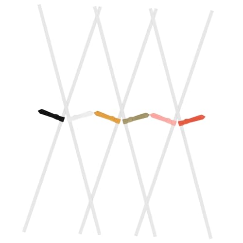 Toyvian 12 cm Puppen-anzieh-Essential 6-teiliges Miniatur-Set Mit Fliegen Und Krawatten Puppenzubehör von Toyvian