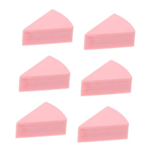 Toyvian 6 Stück Kuchen Torten Puppenhaus Zubehör Torte für Puppenhaus Mini Kuchen Zubehör DIY Kuchen Zubehör deko gefälschte Kuchen falsches Brot Plastik Rosa von Toyvian