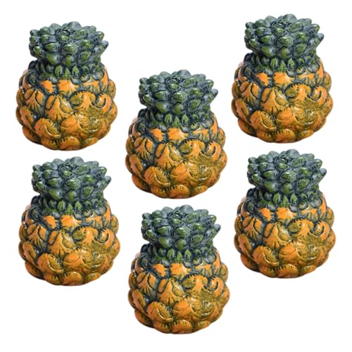 Toyvian 6 Stücke Künstliche Ananas Modelle Kleiner Ananas Obst Simulation für Puppenhaus Deko Foto Requisiten und Tischdekoration Toyvian 6 Stücke Künstliche Ananas Modelle Kleiner Ananas Obst Simulation für Puppenhaus Deko Foto Requisiten und Tischdekoration von Toyvian