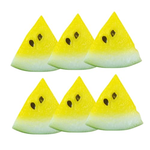 Toyvian Mini-wassermelonenscheiben 6er-Pack Realistische Künstliche Früchte Toyvian Mini-wassermelonenscheiben 6er-Pack Realistische Künstliche Früchte von Toyvian