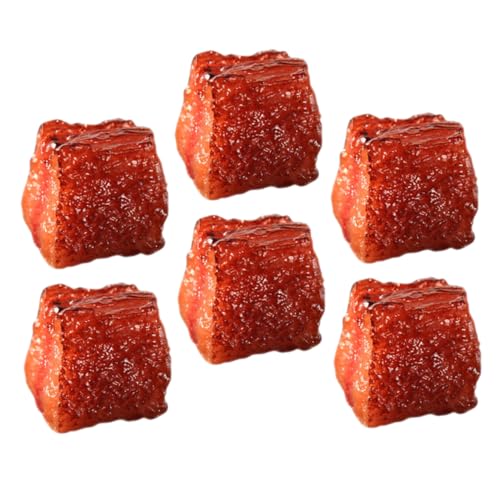 Toyvian 6 Stück Künstliche Rindfleisch Modelle Realistische Fleischdekoration für Restaurant Fotografie und Küchen Langlebige Simulation Lebensmittel Requisiten für Kreative Displays Toyvian 6 Stück Künstliche Rindfleisch Modelle Realistische Fleischdekoration für Restaurant Fotografie und Küchen Langlebige Simulation Lebensmittel Requisiten für Kreative Displays von Toyvian