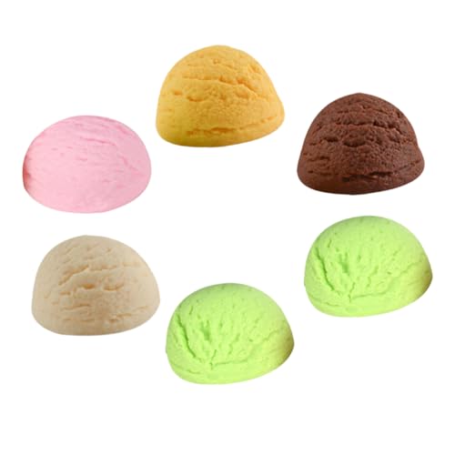 Toyvian 6 Stück Kunststoffeiscreme Bälle Realistische Fotografie Requisiten für Party Deko und Kinderzimmer Lebensnahe Spielzeugmodelle Bunten Farben Toyvian 6 Stück Kunststoffeiscreme Bälle Realistische Fotografie Requisiten für Party Deko und Kinderzimmer Lebensnahe Spielzeugmodelle Bunten Farben von Toyvian