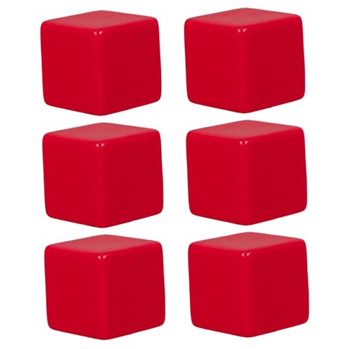 Toyvian 6 Stück Leere interaktive Spiele spielwürfel Lernwürfel Taschenstoffe Lernen Taschenwürfel Unterricht Zieh mit klarer Tasche DIY- knifflige Acryl rot Toyvian 6 Stück Leere interaktive Spiele spielwürfel Lernwürfel Taschenstoffe Lernen Taschenwürfel Unterricht Zieh mit klarer Tasche DIY- knifflige Acryl rot von Toyvian