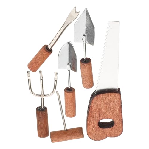 Toyvian 6 Stück Maßstab Realistische Mini Schaufel Harke Säge für Puppenhaus Gartenszene Detailgetreues Zubehör für Outdoor Dekoration Toyvian 6 Stück Maßstab Realistische Mini Schaufel Harke Säge für Puppenhaus Gartenszene Detailgetreues Zubehör für Outdoor Dekoration von Toyvian