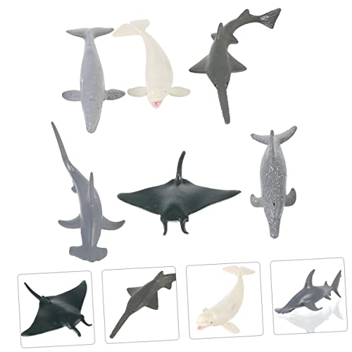 Toyvian 6 Stück Meereslebewesen Modell Meerestier Kinderspielzeug Lebensechtes Meerestier Modell Meeres Meerestier Meeresspielzeug Für Kindererziehung Toyvian 6 Stück Meereslebewesen Modell Meerestier Kinderspielzeug Lebensechtes Meerestier Modell Meeres Meerestier Meeresspielzeug Für Kindererziehung von Toyvian