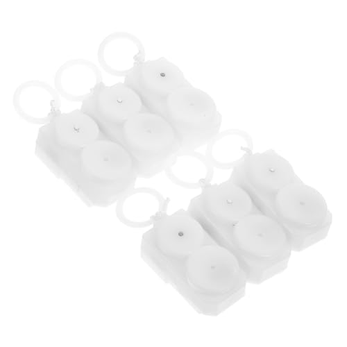 Toyvian 6 Stück Mikrovibrationsbewegung Puppe Plüschtierbewegung Mini Vibrationsspielzeugzubehör Teil DIY-Bewegung Kompakte Bewegung Armatur Reparieren Spielzeugmontage Polyester Weiß von Toyvian