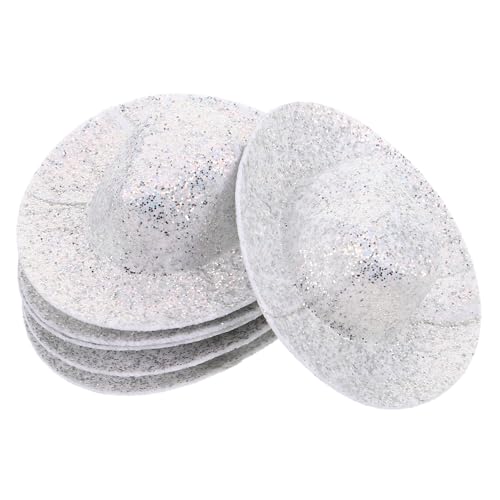 Toyvian 6 Stück Mini Cowboy Hüte Glitzer Weiß Kleine Miniatur Hüte für Puppen Handwerk Fotografie Dekoration Kreative Bastelprojekte Toyvian 6 Stück Mini Cowboy Hüte Glitzer Weiß Kleine Miniatur Hüte für Puppen Handwerk Fotografie Dekoration Kreative Bastelprojekte von Toyvian