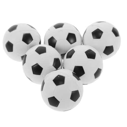 Toyvian 6 Stück Mini Fußball Quetschbälle aus Weichem PU Schaumstoff Stressabbauendes Sportspielzeug Kleine Squeeze Balls für Erwachsene zum Entspannen Toyvian 6 Stück Mini Fußball Quetschbälle aus Weichem PU Schaumstoff Stressabbauendes Sportspielzeug Kleine Squeeze Balls für Erwachsene zum Entspannen von Toyvian