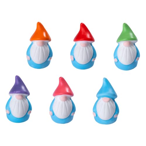 Toyvian 6 Stück Mini Gartenzwerge aus Robustem Harz Wetterfeste Miniatur Figuren für Garten Terrasse Rasen und Indoor Pflanzgefäße DIY Feengarten Zubehör für Toyvian 6 Stück Mini Gartenzwerge aus Robustem Harz Wetterfeste Miniatur Figuren für Garten Terrasse Rasen und Indoor Pflanzgefäße DIY Feengarten Zubehör für von Toyvian