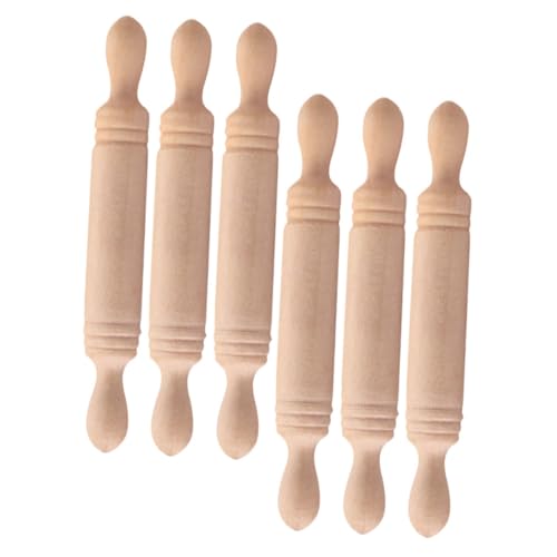 Toyvian 6 Stück Mini Nudel Holz Kleines Nudelholz Spielzeughaus Simulationsrollstock Nudelholz Klein Winzige Nudelholz-Requisite Mini-Nudelholz Nudelwalze Dekoratives Küchenspielzeug Holz Toyvian 6 Stück Mini Nudel Holz Kleines Nudelholz Spielzeughaus Simulationsrollstock Nudelholz Klein Winzige Nudelholz-Requisite Mini-Nudelholz Nudelwalze Dekoratives Küchenspielzeug Holz von Toyvian