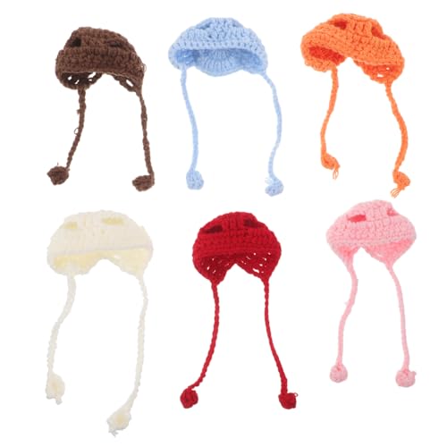 Toyvian 6 Stück Mini Strickmützen aus Garn für Puppen und Kleine Tiere Leichte Atmungsaktive Kopfbedeckung für Frühlings und Sommerdekoration Handgefertigte Charmante Häkelhüte für DIY Toyvian 6 Stück Mini Strickmützen aus Garn für Puppen und Kleine Tiere Leichte Atmungsaktive Kopfbedeckung für Frühlings und Sommerdekoration Handgefertigte Charmante Häkelhüte für DIY von Toyvian