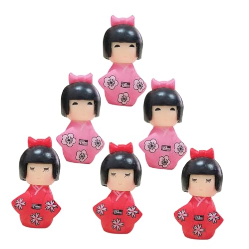 Toyvian 6 Stück Miniatur-Kimono-Puppe, Traditionelle Puppenornamente Im Japanischen Stil, DIY-mikrolandschaftsdekorationen Für Den Schreibtisch Und Den Innenbereich Toyvian 6 Stück Miniatur-Kimono-Puppe, Traditionelle Puppenornamente Im Japanischen Stil, DIY-mikrolandschaftsdekorationen Für Den Schreibtisch Und Den Innenbereich von Toyvian