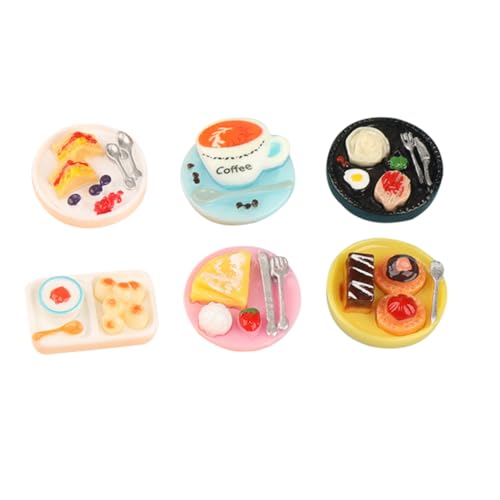 Toyvian 6 Stück Miniaturisierte Lebensmittelmodelle für Puppenhäuser Teiliges aus Realistischen Resin Kaffeestücken zur Verschönerung von Miniaturszenen oder Fotodekoration Toyvian 6 Stück Miniaturisierte Lebensmittelmodelle für Puppenhäuser Teiliges aus Realistischen Resin Kaffeestücken zur Verschönerung von Miniaturszenen oder Fotodekoration von Toyvian