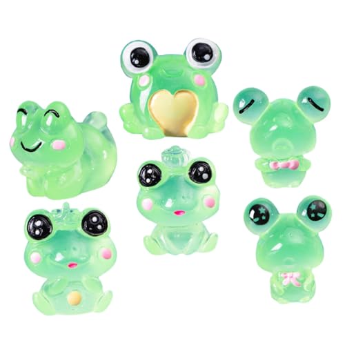 Toyvian 6 Stück Nachtlichter Frosch Bürodekor Tiny Frogs gartendekofiguren kalanchoe Nachtleuchtende Frösche Puppenhaus-Tierfiguren Dinosaurier Froschdekor aus Harz lustige Wohnkultur Toyvian 6 Stück Nachtlichter Frosch Bürodekor Tiny Frogs gartendekofiguren kalanchoe Nachtleuchtende Frösche Puppenhaus-Tierfiguren Dinosaurier Froschdekor aus Harz lustige Wohnkultur von Toyvian