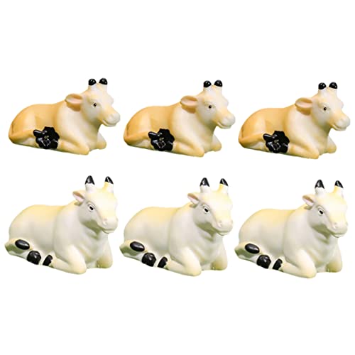 Toyvian 6 Stück Ornamente Und Dekorationen Kuh Figur Kuh-Ornament Für Den Tisch Miniaturkühe Mini-Kuh-Ornamente Kuhfigur Nutztierfiguren Mini-kühe-Figuren Harz Toyvian 6 Stück Ornamente Und Dekorationen Kuh Figur Kuh-Ornament Für Den Tisch Miniaturkühe Mini-Kuh-Ornamente Kuhfigur Nutztierfiguren Mini-kühe-Figuren Harz von Toyvian