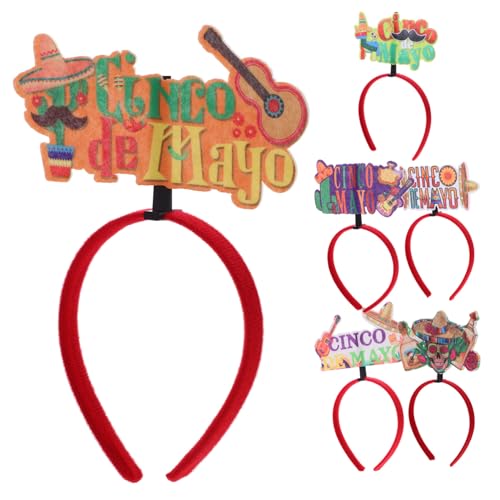 Toyvian 6stücke Mexikanische Haarbänder Festliche Kopfaccessoires Für Cinco De Mayo Fiesta Und Partys Bequeme Und Vielseitige Haarbänder Für Unvergessliche Feiern Toyvian 6stücke Mexikanische Haarbänder Festliche Kopfaccessoires Für Cinco De Mayo Fiesta Und Partys Bequeme Und Vielseitige Haarbänder Für Unvergessliche Feiern von Toyvian