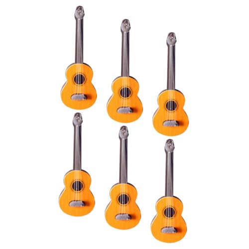Toyvian 6 Stück Puppenhaus Gitarre Musikinstrument Anzeigen Modelle Von Musikinstrumenten Mini-gitarrenspielzeug Miniatur Gitarre Mini-musikinstrumentenmodell Gitarrenstütze Holz Toyvian 6 Stück Puppenhaus Gitarre Musikinstrument Anzeigen Modelle Von Musikinstrumenten Mini-gitarrenspielzeug Miniatur Gitarre Mini-musikinstrumentenmodell Gitarrenstütze Holz von Toyvian