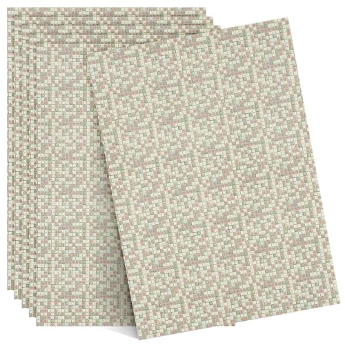 Toyvian 6 Stück Puppenhaus-Tapeten Puppenhaus-Bodenpapier Selbstklebende Puppenhaus-Tapete Abziehen Und Aufkleben Puppenhaus-Bodenbelag Für Puppenhaus-Zubehör (20 3 X 29 7 cm) von Toyvian