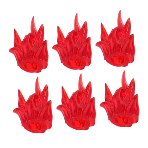 Toyvian 6 Stück Puzzle Bausteine Kreative Flammenmodelle Bildungsfeuereffekte Action Flames Requisiten Feuerspielzubehör Action Fire Requisiten Feuerwehrspielzeug Plastik rot Toyvian 6 Stück Puzzle Bausteine Kreative Flammenmodelle Bildungsfeuereffekte Action Flames Requisiten Feuerspielzubehör Action Fire Requisiten Feuerwehrspielzeug Plastik rot von Toyvian