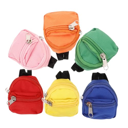 Toyvian 6stücke Mini Rucksack Für Puppen Teiliges Farbenfrohes Zubehör Aus Robustem Canvas Für Schulbedarf Und Spielzeug Puppenaccessoires Toyvian 6stücke Mini Rucksack Für Puppen Teiliges Farbenfrohes Zubehör Aus Robustem Canvas Für Schulbedarf Und Spielzeug Puppenaccessoires von Toyvian