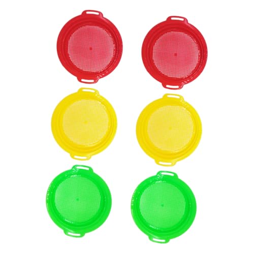Toyvian 6 Stück Sandentferner für den Strand klein Strandsandsifter Outdoor strandspielzeug Sandspielzeug in Loser Schüttung Sandsieb für den Strand Plastik Toyvian 6 Stück Sandentferner für den Strand klein Strandsandsifter Outdoor strandspielzeug Sandspielzeug in Loser Schüttung Sandsieb für den Strand Plastik von Toyvian
