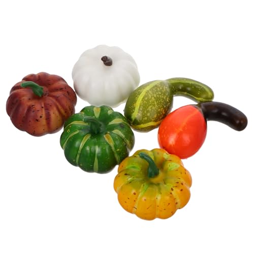 Toyvian 6 Stück Künstliche Kürbisse Zum Dekorieren Große Kunstkürbisse Mit Stielen Perfekt Für Thanksgiving Toyvian 6 Stück Künstliche Kürbisse Zum Dekorieren Große Kunstkürbisse Mit Stielen Perfekt Für Thanksgiving von Toyvian