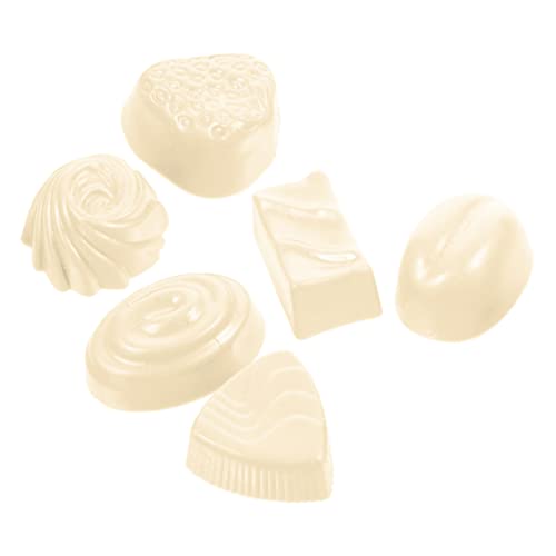 Toyvian 6 Stück Simulationsschokolade Nachtisch Praline Realistisch Bulk-Schokolade Künstliche Schokolade Gefälscht Für Schüttgut Desktop-kinderspielzeug Kinderbedarf Weiß PVC Toyvian 6 Stück Simulationsschokolade Nachtisch Praline Realistisch Bulk-Schokolade Künstliche Schokolade Gefälscht Für Schüttgut Desktop-kinderspielzeug Kinderbedarf Weiß PVC von Toyvian
