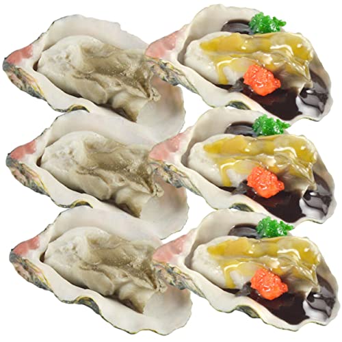 Toyvian 6 Stück Simulierte Austern Meeresfrüchte Modell Gefälschte Lebensmittel Quallenbehälter Gefälschte Austern Ring Aquarium Requisite Lebensmittel Realistische Fleischlose Toyvian 6 Stück Simulierte Austern Meeresfrüchte Modell Gefälschte Lebensmittel Quallenbehälter Gefälschte Austern Ring Aquarium Requisite Lebensmittel Realistische Fleischlose von Toyvian