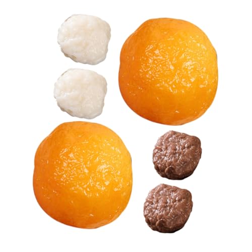 Toyvian 6 Stück Simulierte Hot-Pot-Fleischbällchen Lebensmittel Party Dekoration Essens Modell Küchen Deko Lebensmittelspielzeug für die Küche Rindfleisch Frikadellen PVC Toyvian 6 Stück Simulierte Hot-Pot-Fleischbällchen Lebensmittel Party Dekoration Essens Modell Küchen Deko Lebensmittelspielzeug für die Küche Rindfleisch Frikadellen PVC von Toyvian