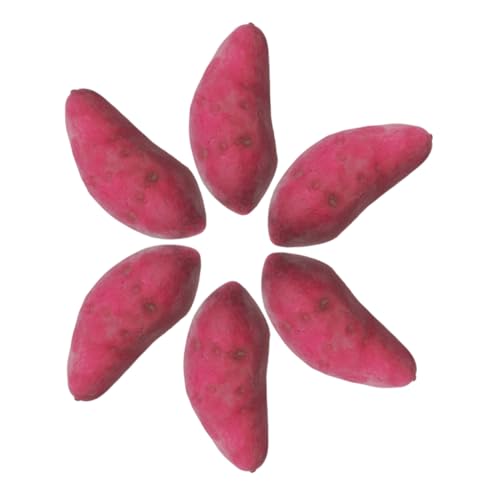 Toyvian 6 Stück Simulierte Süßkartoffel Modell Outfit Kartoffelfigur Künstliches Gemüse Künstlicher Süßkartoffeln Frische Kleine Kartoffeln Lebensmittelfotografie Toyvian 6 Stück Simulierte Süßkartoffel Modell Outfit Kartoffelfigur Künstliches Gemüse Künstlicher Süßkartoffeln Frische Kleine Kartoffeln Lebensmittelfotografie von Toyvian