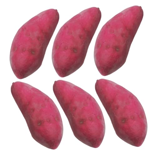 Toyvian 6 Stück Simulierte Süßkartoffel Modelle Äpfel Früchte Küche Essen Rollenspiel Kunstpflanzen Künstliche Gemüsedekorationen Künstliche Pflanzen Heimdekoration Gemüse Toyvian 6 Stück Simulierte Süßkartoffel Modelle Äpfel Früchte Küche Essen Rollenspiel Kunstpflanzen Künstliche Gemüsedekorationen Künstliche Pflanzen Heimdekoration Gemüse von Toyvian